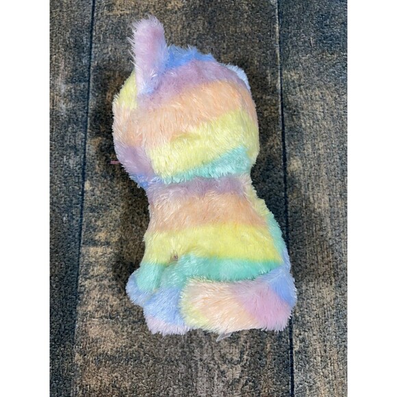 TY Beanie Boos Heather Unicorn Rainbow Cat Plush Stuffed Animal, Small 6” Plush! - Picture 6 of 9